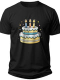 Stylized Birthday Cake Its My Birthday Shirt - Adult Unisex Tee
