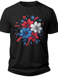 Star-Spangled Bloom 4th of July Graphic Shirts Women - Adult Unisex Tee