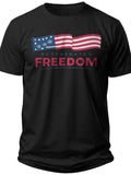 Starry Stripe Banner 4th July Shirt - Adult Unisex Tee