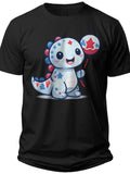 Star Spangled Dino 4th of July Shirts for Kids - Adult Unisex Tee