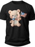 Star Spangled Cub Toddler Boy 4th of July Shirt - Adult Unisex Tee