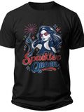 Sparkler Queen 4th of July Shirts Women Funny - Adult Unisex Tee