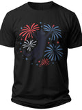 Sparkle Cat Cat 4th of July Shirt - Adult Unisex Tee