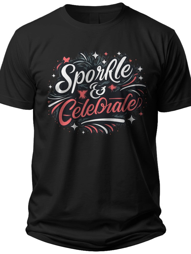 Sparkle & Celebrate Fireworks Shirt - Adult Unisex Tee