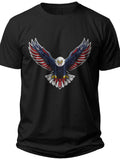 Soaring Freedom Eagle Mens July 4th Shirts - Adult Unisex Tee