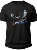 Soaring Eagle Ribbons Flag Day Shirts for Women - Adult Unisex Tee
