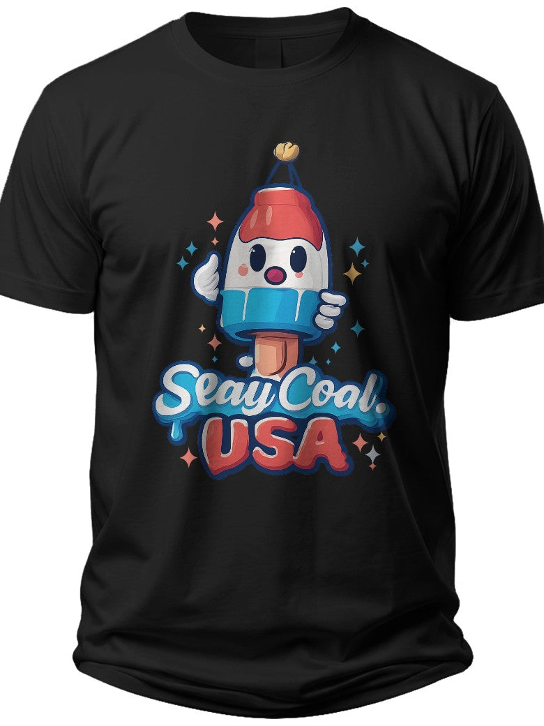 Rocket Pop Patriot Funny 4th of July Shirts - Adult Unisex Tee