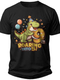 Roaring 9 Dino 9th Birthday Shirt - Adult Unisex Tee