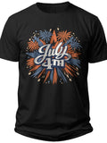 Retro Starburst 4 of July Shirts for Women - Adult Unisex Tee