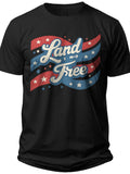 Retro Patriotic Stripes Fourth of July Shirt - Adult Unisex Tee