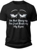 Resting My Eyes Funny Fathers Day Shirts - Adult Unisex Tee