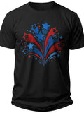 Patriotic Star Burst July 4th Shirt - Adult Unisex Tee
