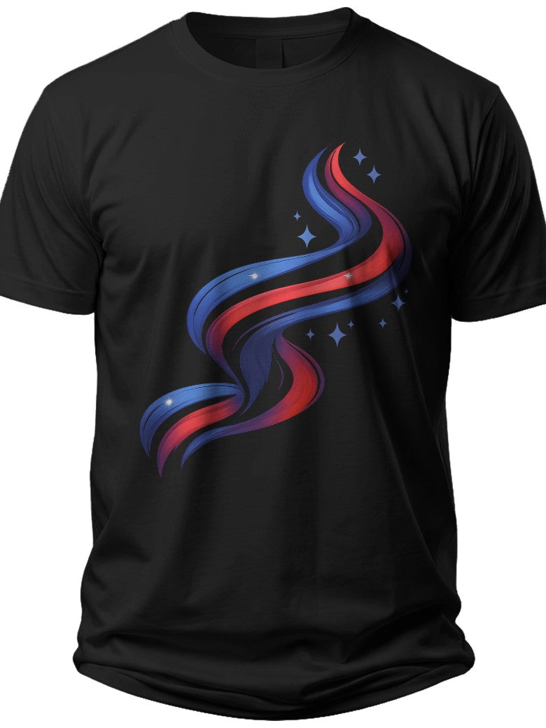 Patriotic Spirit Flow Fourth of July Shirt Women - Adult Unisex Tee