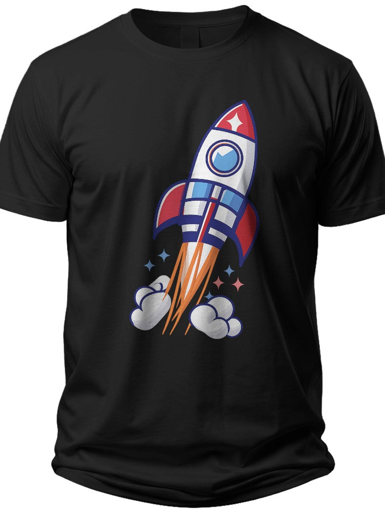 Patriotic Rocket Ride Kids 4th of July Shirt - Adult Unisex Tee
