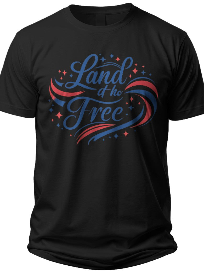 Patriotic Flourish 4th of July Graphic Shirts Women - Adult Unisex Tee