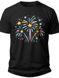 Patriotic Firework Fun Kids Fourth of July Shirt - Adult Unisex Tee