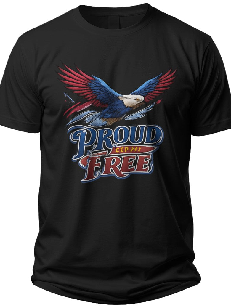 Patriotic Eagle Strength 4 of July Shirts for Men - Adult Unisex Tee