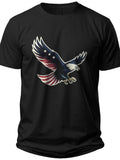 Patriotic Eagle Silhouette Mens 4th of July Shirts - Adult Unisex Tee