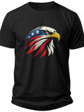 Patriotic Eagle Silhouette Forth of July Shirts Mens - Adult Unisex Tee
