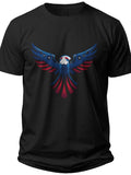 Patriotic Eagle Silhouette 4th of July T Shirt - Adult Unisex Tee