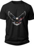 Patriotic Eagle Flight 4th of July T Shirts for Men - Adult Unisex Tee