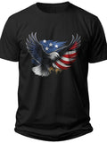 Patriotic Eagle Flight 4th of July Shirt Men - Adult Unisex Tee