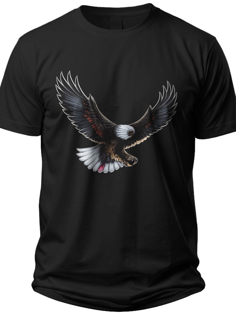 Patriotic Eagle Flight 4th of July Mens Shirts - Adult Unisex Tee