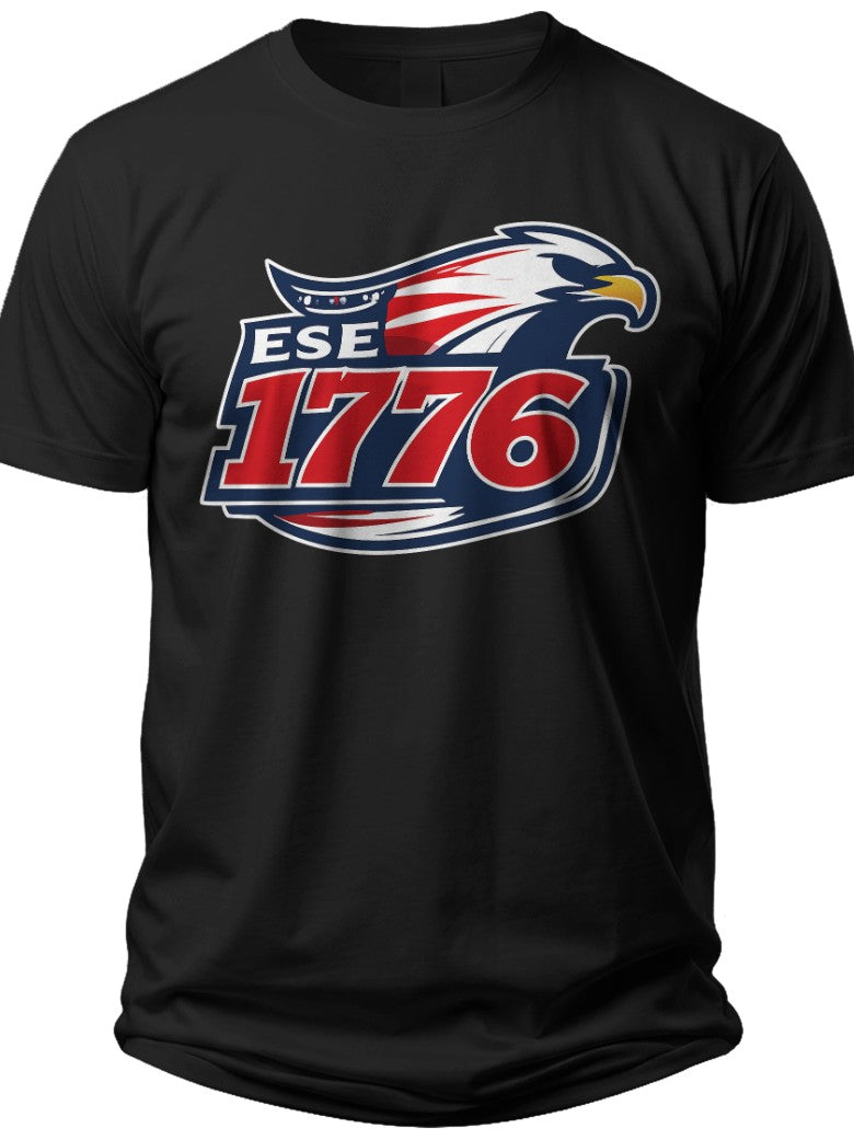 Patriotic 1776 Eagle Mens 4th of July Shirt - Adult Unisex Tee