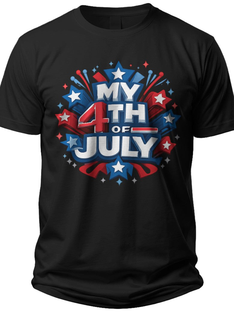 My 4th of July 4th of July Boys Shirt - Adult Unisex Tee