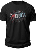 Merica Blast 4th of July Shirts for Men Funny - Adult Unisex Tee