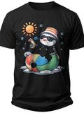 Melting Snowman Fun Christmas in July Shirt - Adult Unisex Tee