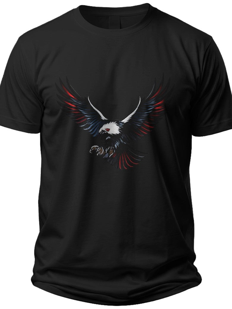 Majestic Freedom Eagle Plus Size Fourth of July Shirts for Women - Adult Unisex Tee
