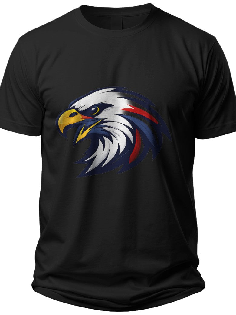 Majestic Eagle Profile July 4 Shirts - Adult Unisex Tee