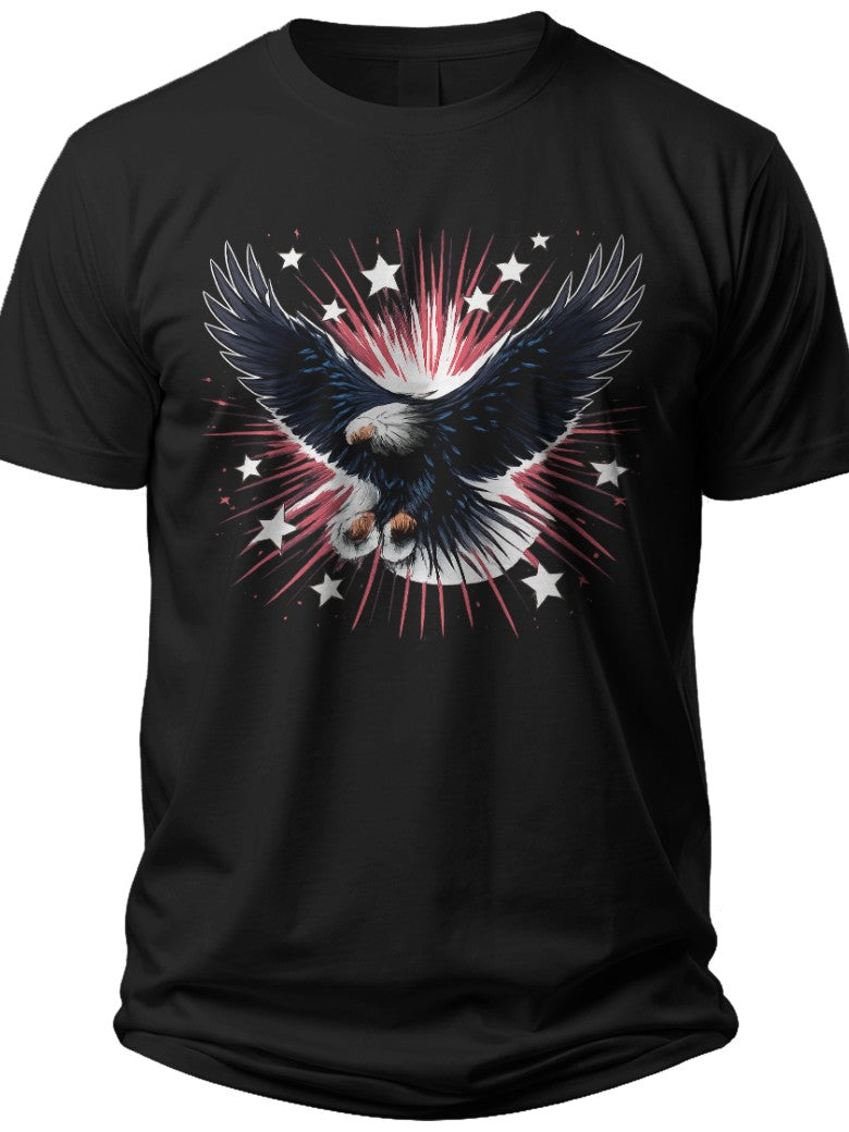 Majestic Eagle Men 4th of July Shirts - Adult Unisex Tee