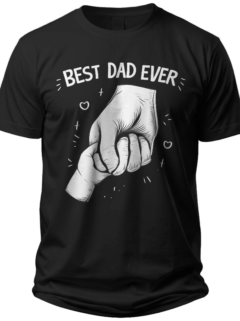 Loving Dad Hands Fathers Day T Shirt - Adult Unisex Tee