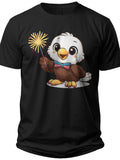 Little Patriot Eagle 4th of July Shirts Kids - Adult Unisex Tee