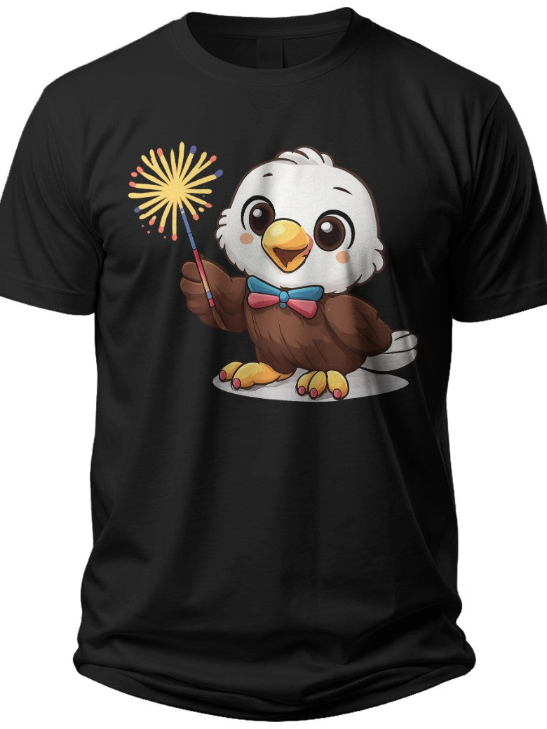 Little Patriot Eagle 4th of July Shirts Kids - Adult Unisex Tee