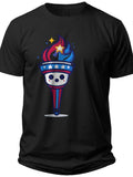 Little Liberty Torch Cute 4th of July Shirts - Adult Unisex Tee