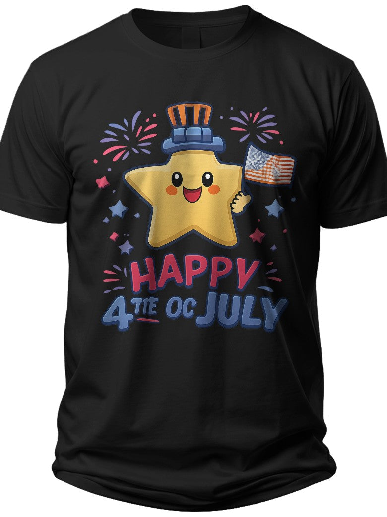 Little Liberty Star Kids Fourth of July Shirt - Adult Unisex Tee