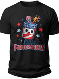 Little Firecracker Toddler Boy 4th of July Shirt - Adult Unisex Tee