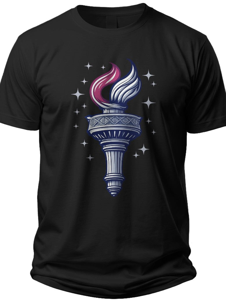 Liberty's Light 4th of July Tee Shirts for Women - Adult Unisex Tee