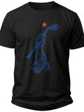 Liberty's Golf Silhouette 4th of July Golf Shirts for Men - Adult Unisex Tee