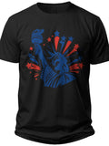Liberty's Gaze Mens Forth of July Shirts - Adult Unisex Tee