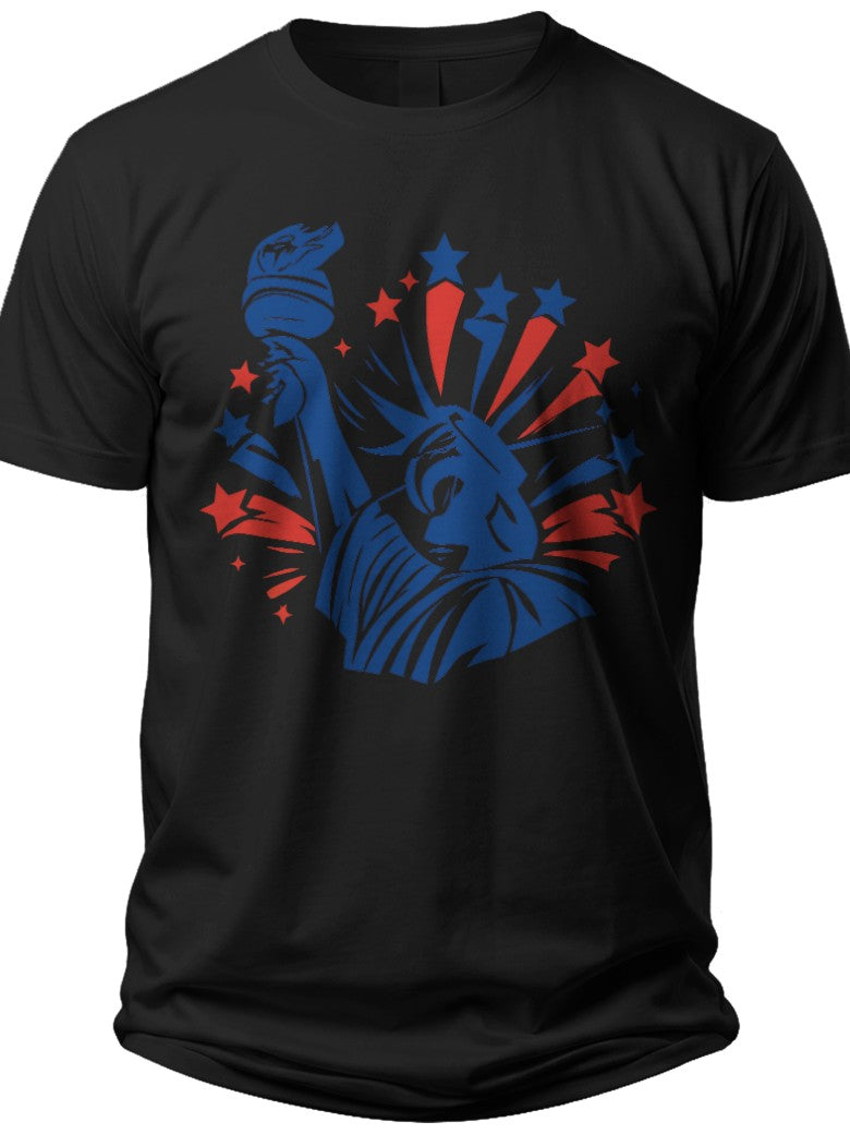 Liberty's Gaze Mens Forth of July Shirts - Adult Unisex Tee