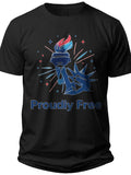 Liberty Starburst Forth of July Shirts Women - Adult Unisex Tee