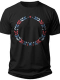 Liberty Star Wreath Fourth of July Shirt Women - Adult Unisex Tee