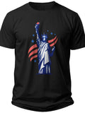 Liberty Silhouette July 4 Shirts - Adult Unisex Tee