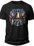 Liberty Bell 1776 Mens 4th of July Shirt - Adult Unisex Tee