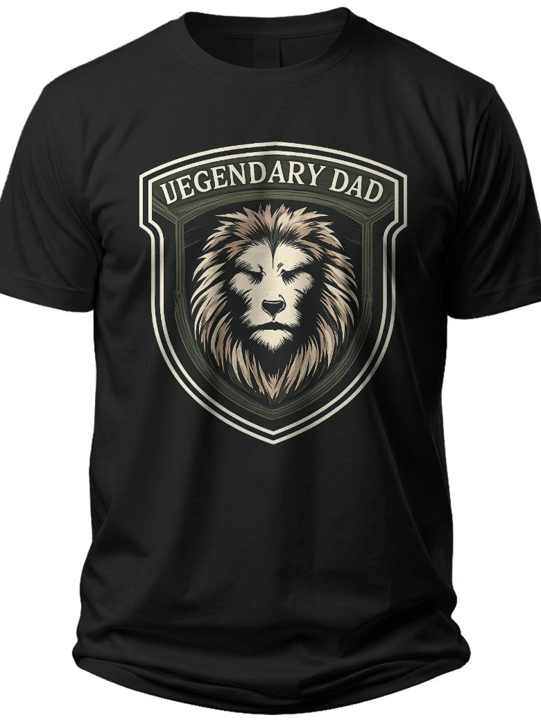 Legendary Dad Crest Father's Day Shirts for Men - Adult Unisex Tee