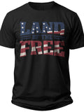 Land of the Free Mens Forth of July Shirts - Adult Unisex Tee